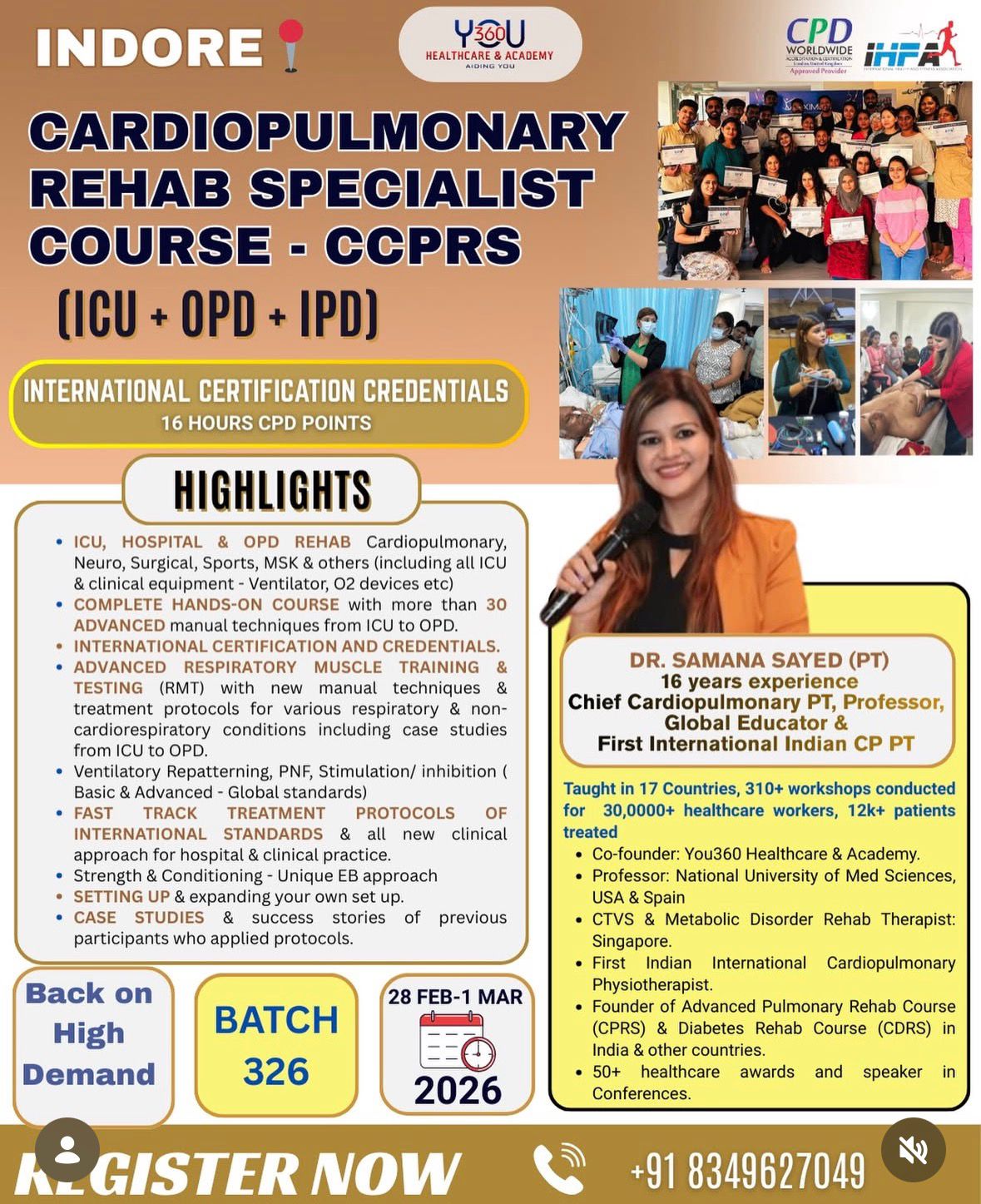 Cardiopulmonary Rehab Specialist Course CCPRS