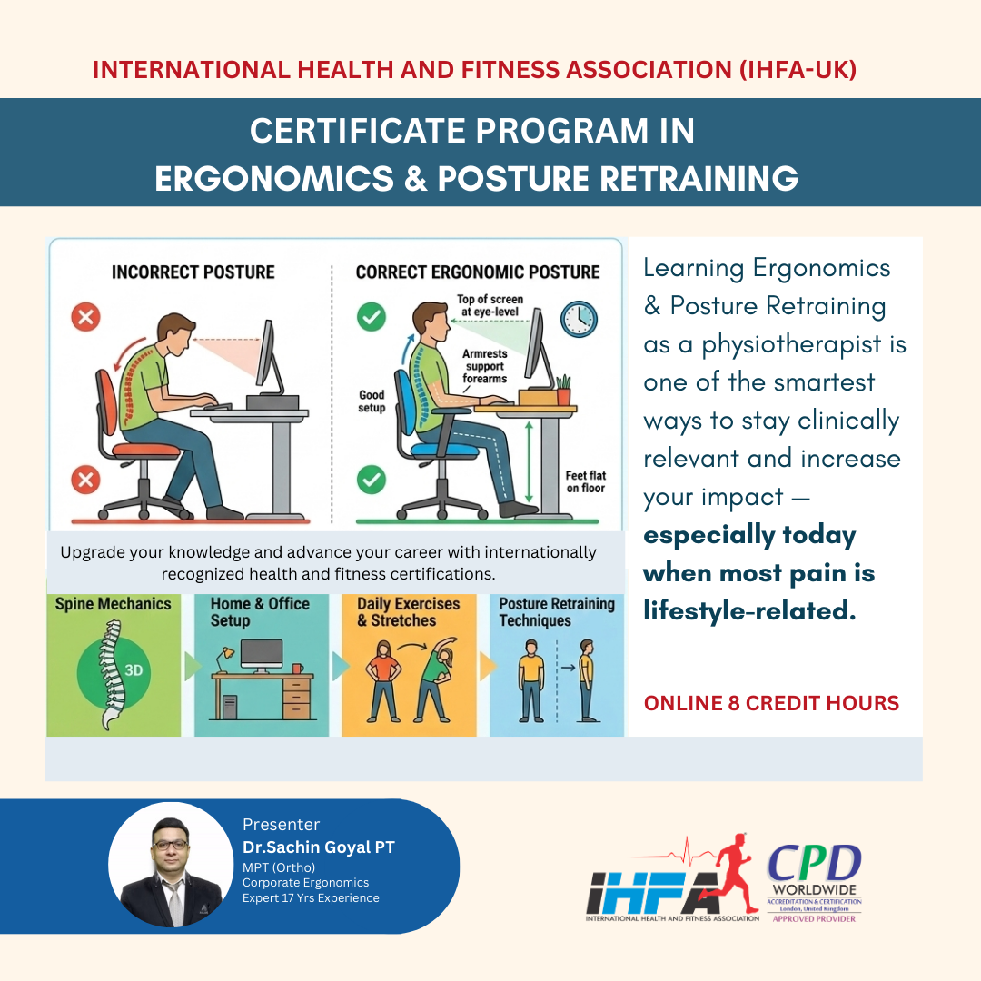 Certificate in Ergonomics and Posture Retraining (CEPR)