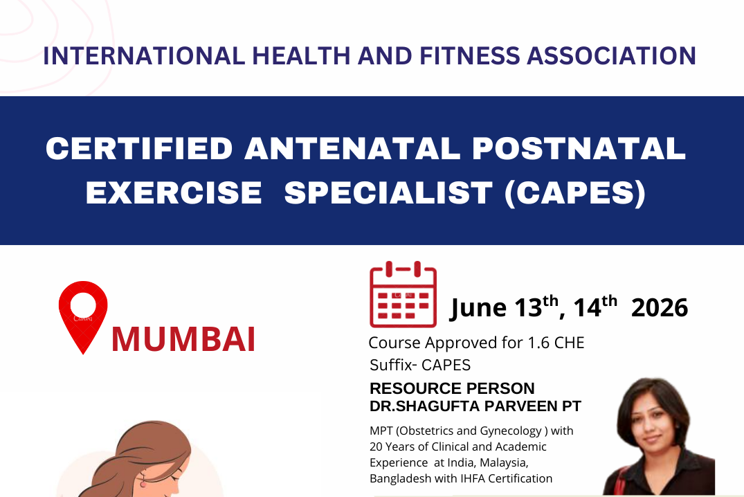 Certified Antenatal Postnatal Exercise Specialist (CAPES)