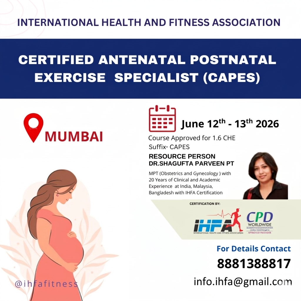 Certified Antenatal Postnatal Exercise Specialist (CAPES)