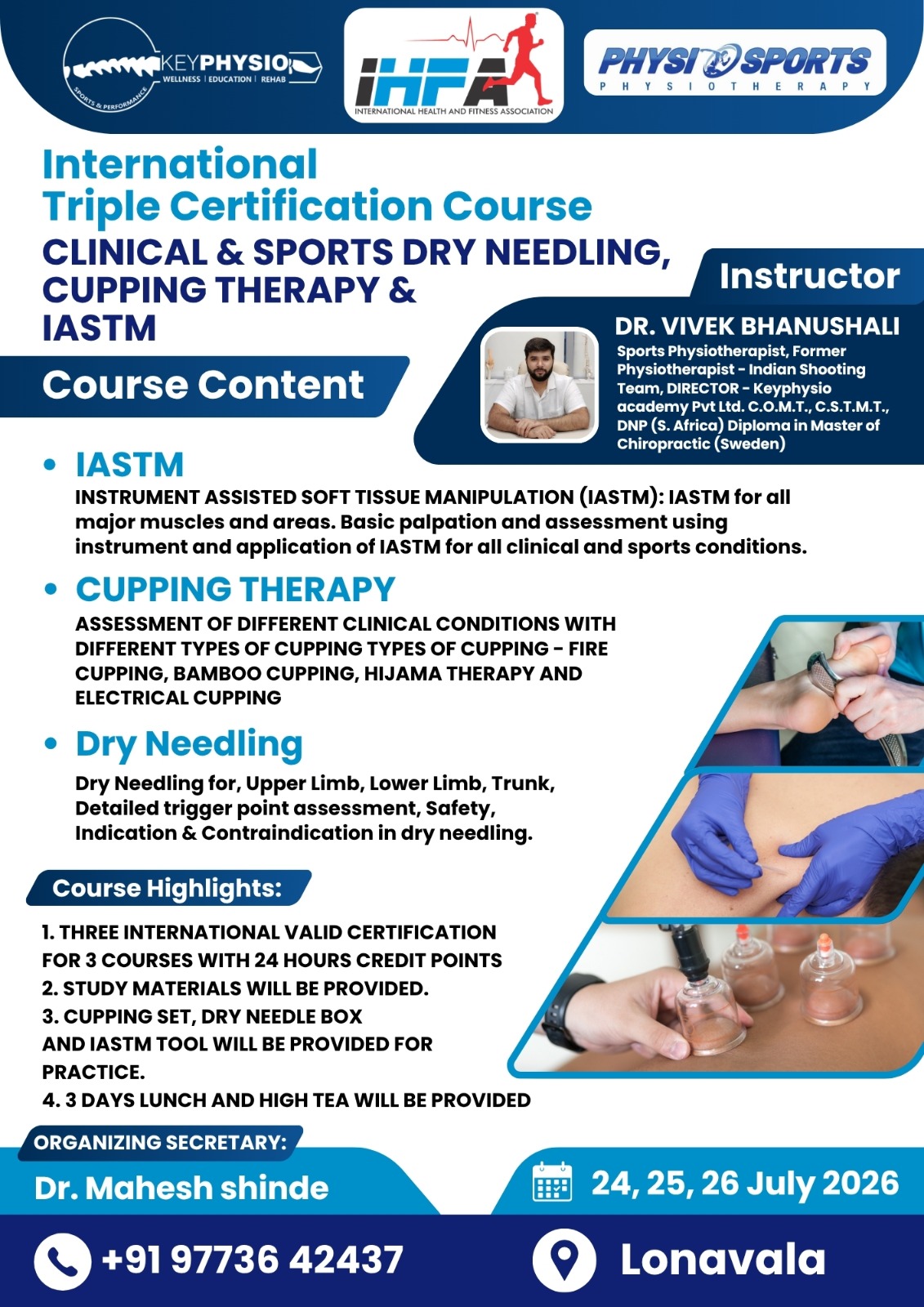 Triple Workshop (IASTM, Cupping Therapy, Dry Needling)